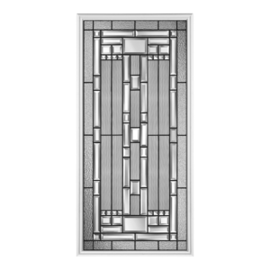 Naples Glass with Black Caming in Almond Frame