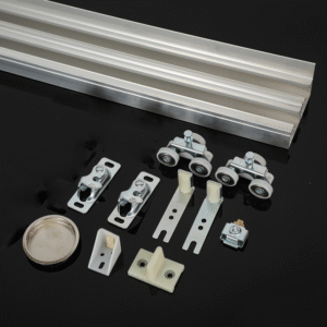 Heavy Duty 32-Series By-Pass Track & Hardware Set for 1-3/8" Doors