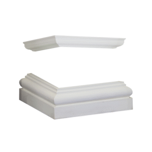 Base & Capital Set for a Craftsman Style PermaCast Column - Base & Capital Only