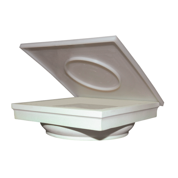 Flashing Cap for a Round PermaCast Column