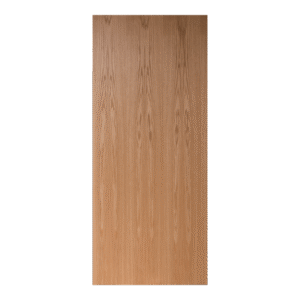 Unfinished Plain Sliced Red Oak Flush Wood Doors