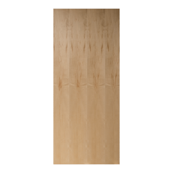 Unfinished Plain Sliced White Maple Flush Wood Doors