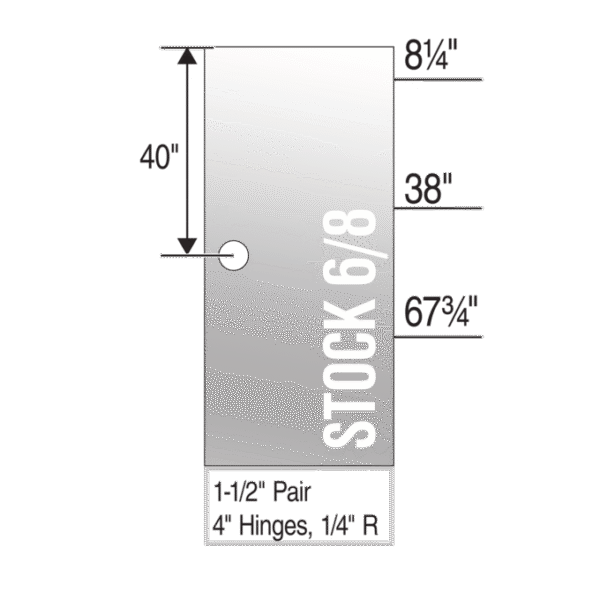 Primed Flush Hardboard Light Commercial Fire Door - Machined