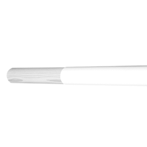 White Plastic Pole Cover for 1-1/4" or 1-3/8" Full Round Poles