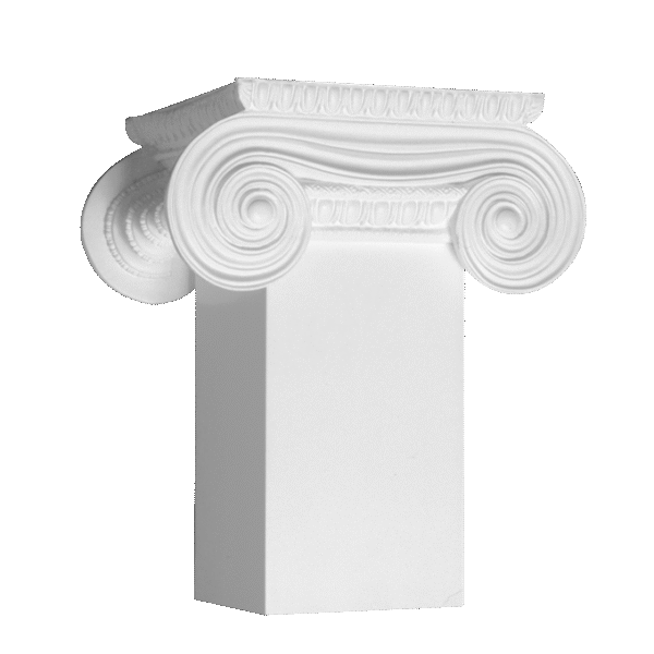 Greek Ionic Capital for a Square PermaCast Column