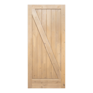 Knotty Alder Rustic Barn Door