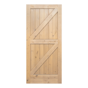 Knotty Alder Rustic Barn Door