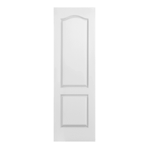 Classics Series Fire Rated 2 Panel Arch Top Woodgrain Textured Door